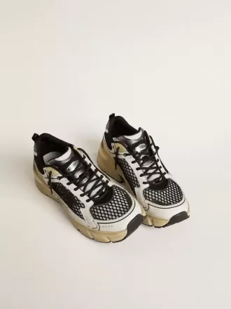 Lightstar para hombre en piel blanca y malla negra con estrella de TPU negra