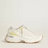 Lightstar para mujer en piel blanca y malla con estrella desgastada en blanco Lightstar para mujer en piel blanca y malla con estrella desgastada en blanco