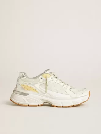 Lightstar para mujer en piel blanca y malla con estrella desgastada en blanco