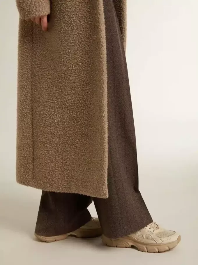 Lightstar para mujer en piel gris paloma y malla con estrella de TPU beige Lightstar para mujer en piel gris paloma y malla con estrella de TPU beige