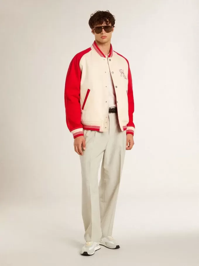 Marathon para hombre con parte superior de nailon blanco y estrella plateada. Marathon para hombre con parte superior de nailon blanco y estrella plateada.