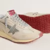 Marathon para mujer con parte superior de nailon beige y estrella gris Marathon para mujer con parte superior de nailon beige y estrella gris