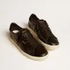 Matchstar para hombre en piel negra con lengüeta del talón en ante negro Matchstar para hombre en piel negra con lengüeta del talón en ante negro