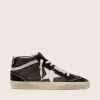 Mid Star LTD en denim negro con inserciones de ante y cristales Swarovski Mid Star LTD en denim negro con inserciones de ante y cristales Swarovski