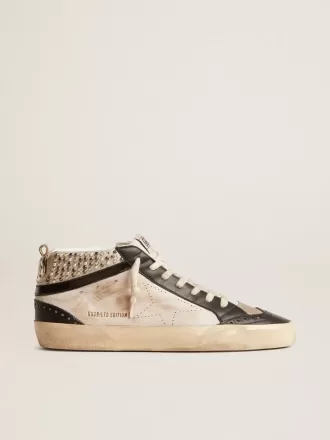 Mid Star LTD para hombre en piel negra y blanca con perlas y estrella perforada