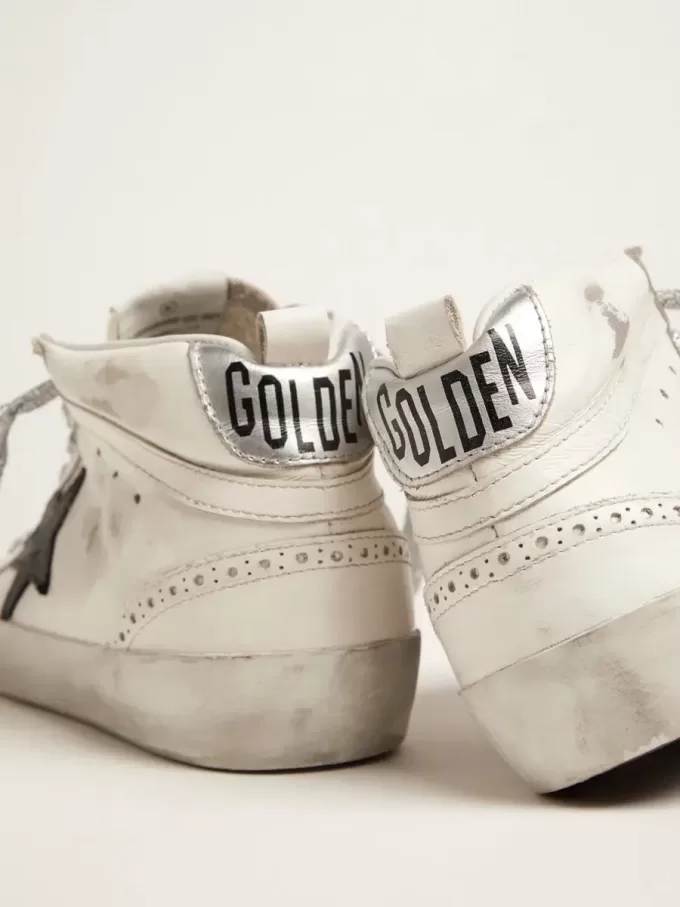 Mid Star para mujer con lengüeta laminada en el talón y cordones brillantes Mid Star para mujer con lengüeta laminada en el talón y cordones brillantes