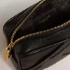 Mini bolso Star en piel negra con estrella tono sobre tono Mini bolso Star en piel negra con estrella tono sobre tono