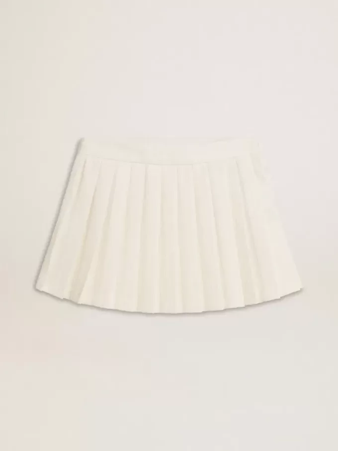 Minifalda plisada blanca Star Minifalda plisada blanca Star