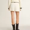 Minifalda plisada blanca Star Minifalda plisada blanca Star
