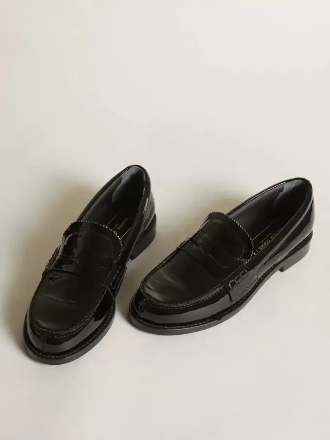 Mocasines Jerry en charol negro Mocasines Jerry en charol negro
