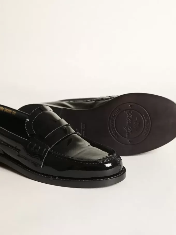 Mocasines Jerry en charol negro Mocasines Jerry en charol negro