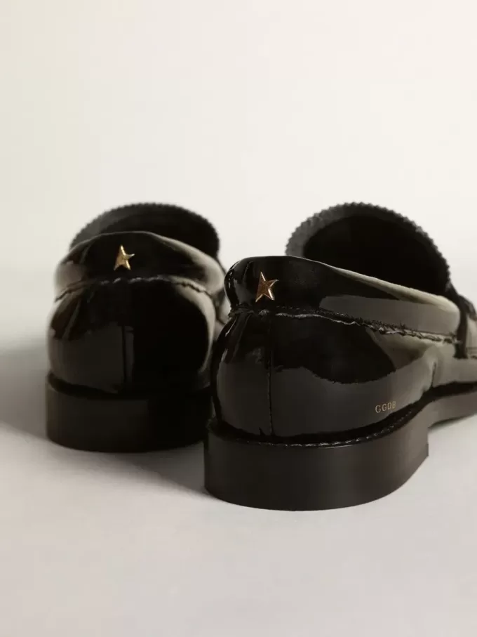 Mocasines Jerry en charol negro Mocasines Jerry en charol negro