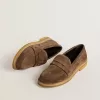 Mocasines Jerry para hombre en ante gris paloma Mocasines Jerry para hombre en ante gris paloma