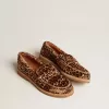 Mocasines Jerry para hombre en piel de potro con estampado de leopardo