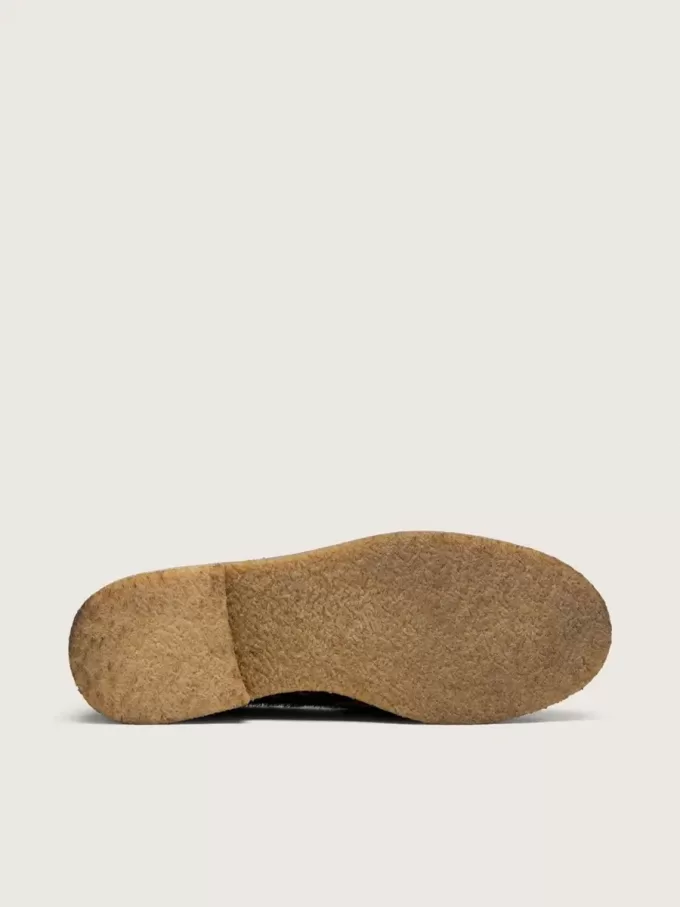 Mocasines Jerry para hombre en piel de potro con estampado de leopardo