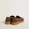 Mocasines Jerry para mujer en ante gris paloma Mocasines Jerry para mujer en ante gris paloma