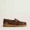 Mocasines Jerry para mujer en piel de potro con estampado de leopardo Mocasines Jerry para mujer en piel de potro con estampado de leopardo