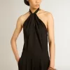 Mono de gabardina de lana negro Mono de gabardina de lana negro