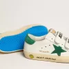 Old School Young con estrella de ante verde y lengüeta en el talón Old School Young con estrella de ante verde y lengüeta en el talón