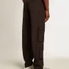 Pantalones cargo de nailon ripstop de color negro Pantalones cargo de nailon ripstop de color negro