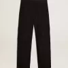 Pantalones cargo de nailon ripstop de color negro Pantalones cargo de nailon ripstop de color negro
