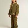 Pantalones cargo para niños en verde militar Pantalones cargo para niños en verde militar