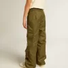 Pantalones cargo para niños en verde militar Pantalones cargo para niños en verde militar