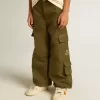 Pantalones cargo para niños en verde militar Pantalones cargo para niños en verde militar