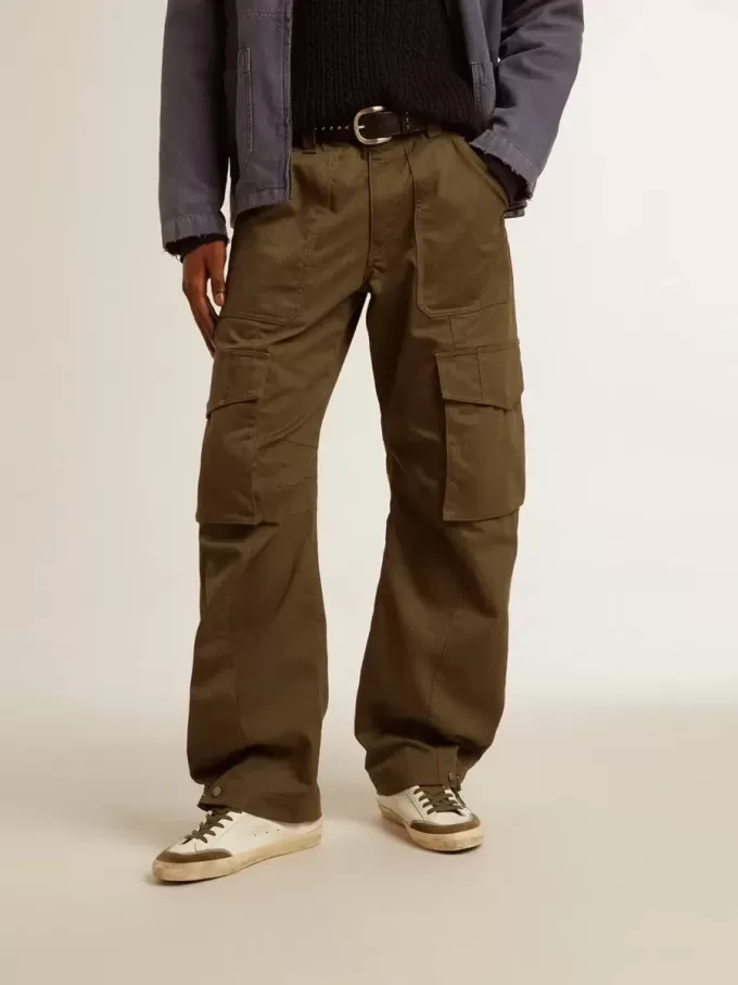 Pantalones cargo verde oliva Pantalones cargo verde oliva