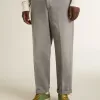 Pantalones chinos de algodón de color gris Pantalones chinos de algodón de color gris