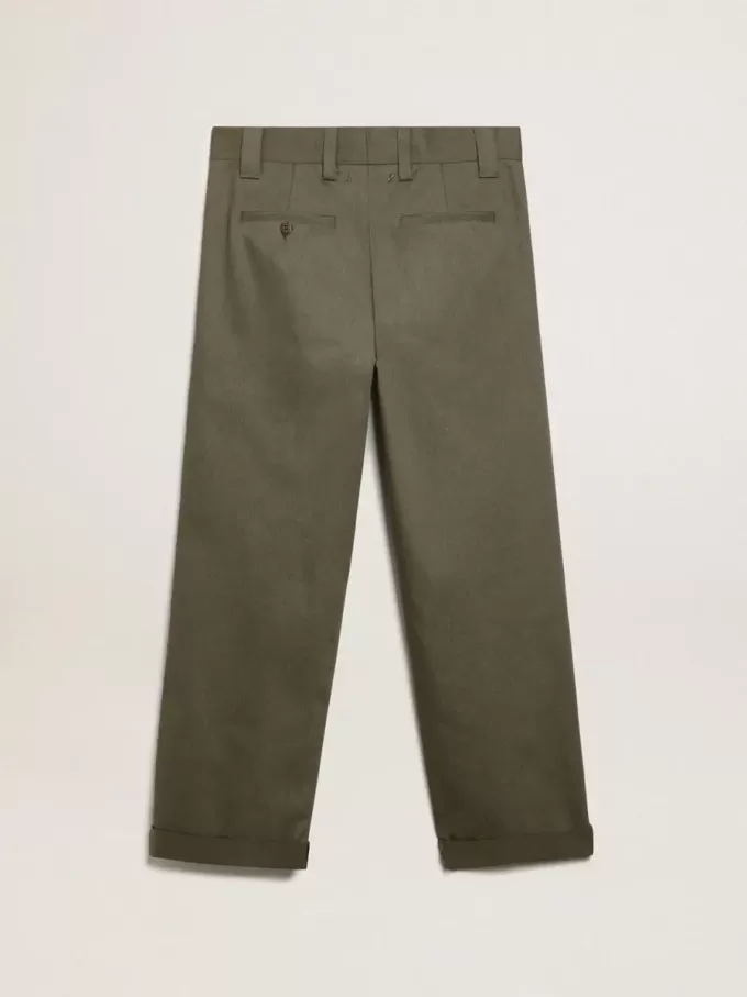 Pantalones chinos Golden Collection en verde militar Pantalones chinos Golden Collection en verde militar
