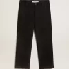 Pantalones chinos negros de algodón para hombre Pantalones chinos negros de algodón para hombre