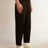 Pantalones chinos negros de algodón para hombre Pantalones chinos negros de algodón para hombre