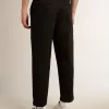 Pantalones chinos negros de algodón para hombre Pantalones chinos negros de algodón para hombre