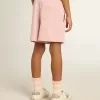 Pantalones cortos para niña en rosa con estrella blanca Pantalones cortos para niña en rosa con estrella blanca
