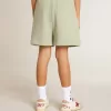 Pantalones cortos verde claro con estrella blanca Pantalones cortos verde claro con estrella blanca