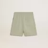 Pantalones cortos verde claro con estrella blanca Pantalones cortos verde claro con estrella blanca