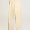 Pantalones crudo con lentejuelas transparentes por toda la prenda Pantalones crudo con lentejuelas transparentes por toda la prenda