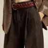 Pantalones de algodón de lavado medio para mujer Pantalones de algodón de lavado medio para mujer
