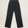 Pantalones de chándal azul marino para mujer Pantalones de chándal azul marino para mujer