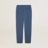Pantalones de chándal azules para niño con bordado
