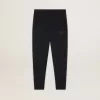 Pantalones de chándal negros para hombre con estrella en la parte delantera Pantalones de chándal negros para hombre con estrella en la parte delantera