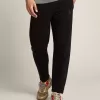 Pantalones de chándal negros para hombre con estrella en la parte delantera Pantalones de chándal negros para hombre con estrella en la parte delantera