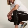 Pantalones de chándal negros para hombre con estrellas blancas en los laterales Pantalones de chándal negros para hombre con estrellas blancas en los laterales