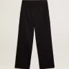 Pantalones de chándal para hombre de lana azul oscuro Pantalones de chándal para hombre de lana azul oscuro