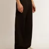 Pantalones de chándal para hombre en lana negra Pantalones de chándal para hombre en lana negra