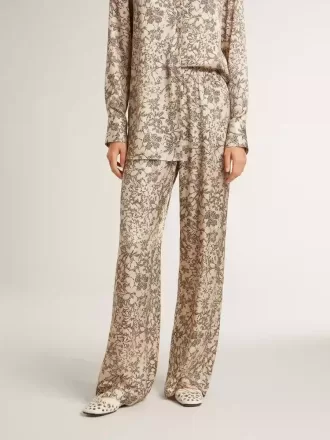 Pantalones de chándal para mujer con estampado floral