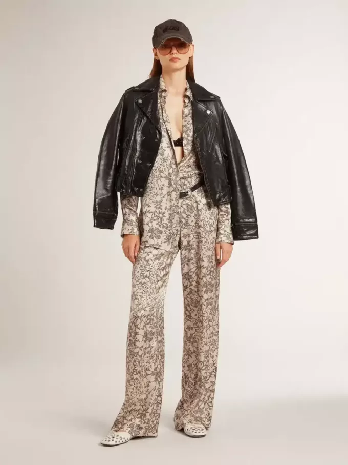 Pantalones de chándal para mujer con estampado floral Pantalones de chándal para mujer con estampado floral