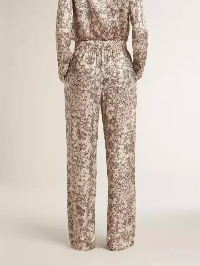 Pantalones de chándal para mujer con estampado floral Pantalones de chándal para mujer con estampado floral