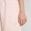 Pantalones de chándal rosas con estampado para niña Pantalones de chándal rosas con estampado para niña